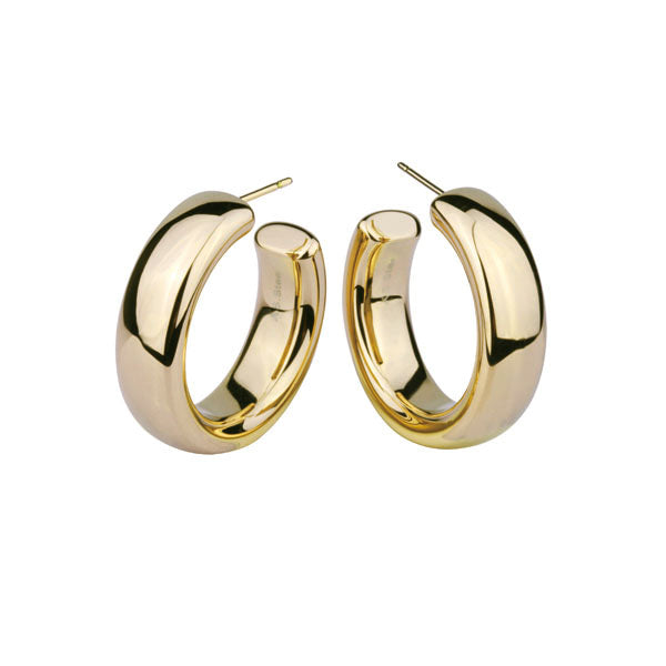 Gold Hoop Studs